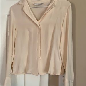 Cream petite sophisticate silk